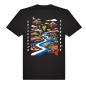 Preview: schwarzes T-Shirt Designfabrikanten Artwork Mittelrhein